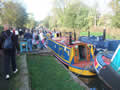 Colourful canal boats, Stourbridge canal arm