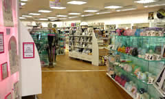 Inside the Celebrations gift shop