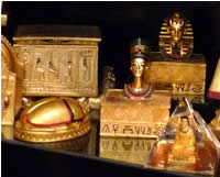 Stunning gifts in the Secrets of Egypt gift shop