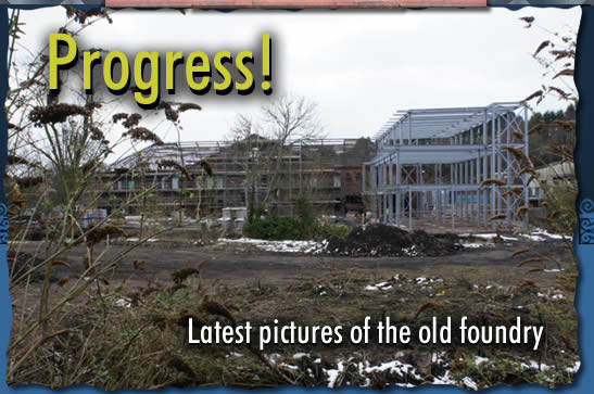 Latest photos of the renovation of the old foundry where the Stourbridge Lion locomotive was built in the 1820s