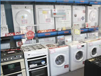 A small part of the kitchen appliance stock
