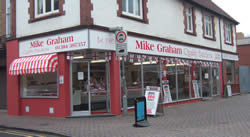 Mike Graham Butchers shop in Market Street, Stourbridge