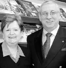 Kate and Neil Brazier of Stourbridge Travel 