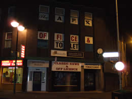 Offices to let, corner of Market Street and Bell Street, Stourbridge town centre