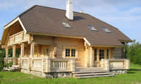 Example of a Scandic Log Home