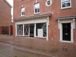 Brand new shop lot let in coventry Street, Stourbridge