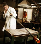 Glassblowing at Staffordshire Crystal