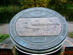 The plaque before it was stolen