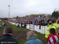 some of the 2,000 crowd