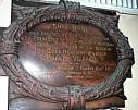 Plaque commemorating the opening of Stourbridge Town Hall in 1887 by Lord Beahchamp