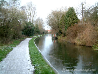 General view of Stourbridge canal arm