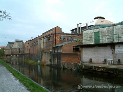 Old glassmaking factories at Amblecote