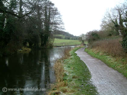 Heading west towards Stourton 