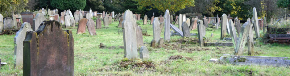 Gravestones at St Mary's Church Oldswinford