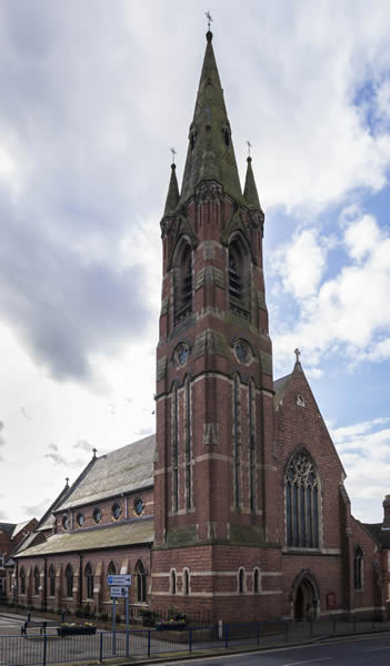 Exterior view of Our Lady and All Saints Church, Stourbridge
