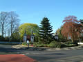 Outside the main gates of the park