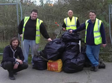 Tidy Stourbridge group hard at work